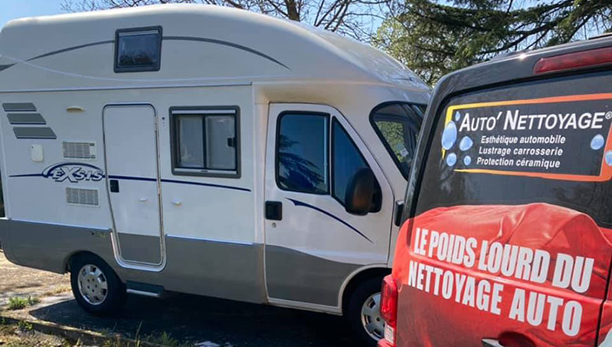 Lustrage Miroir Camping-car